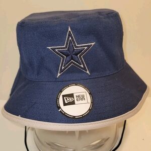 New Era Dallas Cowboys Navy Star Bucket Hat